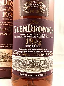 Glendronach Officially bottled for the Professional Danish Whisky Retailers
