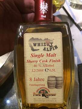 Whisky Alpin Sherry Cask Finish
