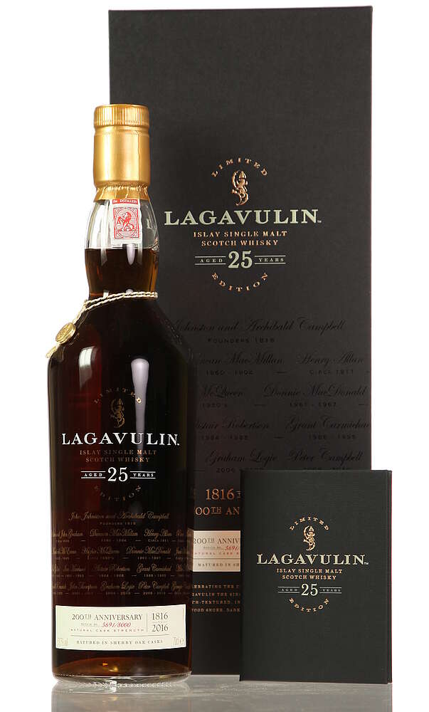 Lagavulin 25 Years 200th Anniversary Single Malt Whisky 51.7%