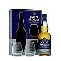 Glen Moray Elgin Classic Peated Single Malt Geschenkpackung mit 2 Gläsern