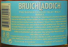 Bruichladdich Waves old Casing