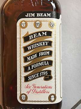 Jim Beam Halbe Gallone 1,89l  Kentucky Straight Bourbon Whiskey