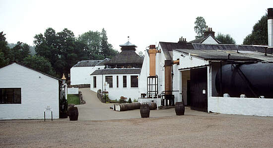The still house of the Glenturret distillery.