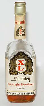 Schenley XL Straight Bourbon Whiskey