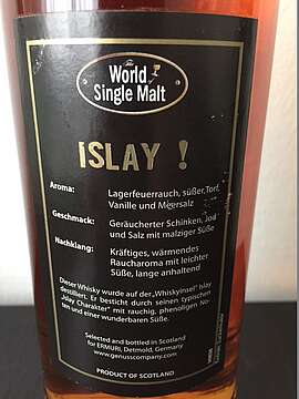 Islay !  Cask Strength bottled for ERMURI - World of Single Malt