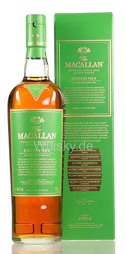 Ein Bild einer Flasche Macallan Edition No 4