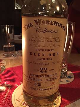Glen Ord single cask strength malt whisky