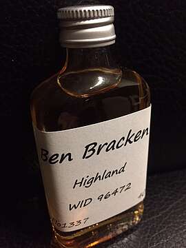 Ben Bracken Highland Single Malt Scotch Whisky Sample