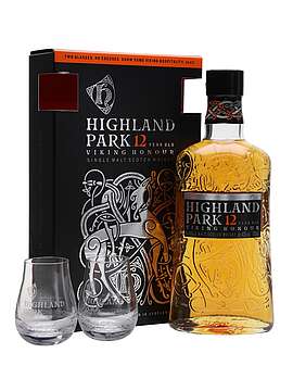 Highland Park 12 Year Old Viking Honour 2 Glass Pack