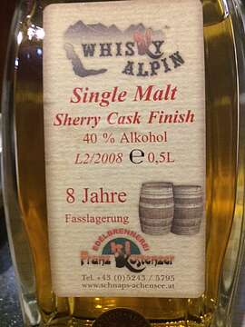 Whisky Alpin Sherry Cask Finish