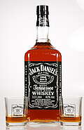 Jack Daniel's No. 7 with 2 Glasses