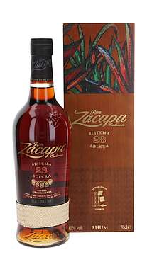 Ron Zacapa 23 Solera Rum - Holzbox mit 3 Unterlegern