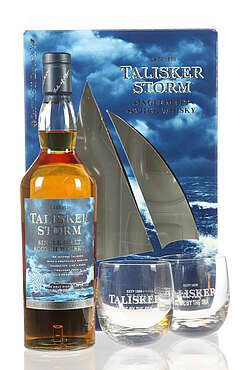 Talisker Storm with 2 Glasses
