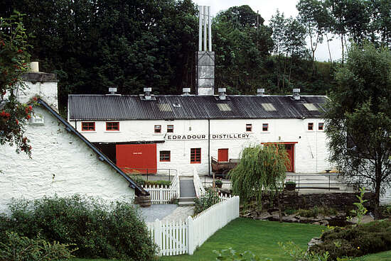 The Edradour distillery house.