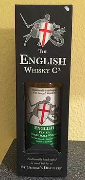 Saint George English Peated, oak cask, destilled by David Fitt