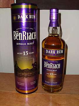 Benriach Dark Rum Wood Finish