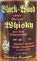 Black-Wood edler Weizen Whisky