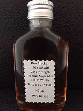 Ben Bracken Whisky 40 Jahre
