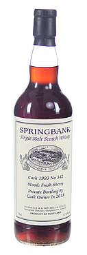 Springbank Single Cask Sherry