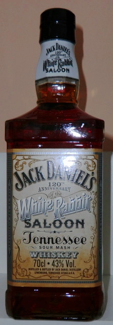 Offiziell Lizenzierte Produkt Jack Daniels Gürtelschnalle Silber White Rabbit Saloon Design