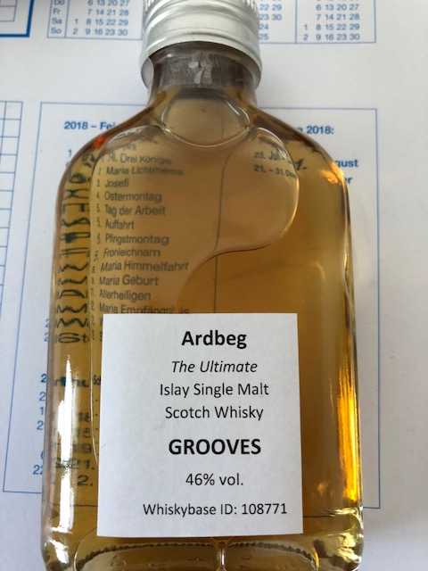 Ardbeg Grooves 70 CL 46% - Rasch Vin & Spiritus