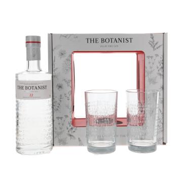 The Botanist 22 Islay Dry Gin with two glasses (B-ware) 