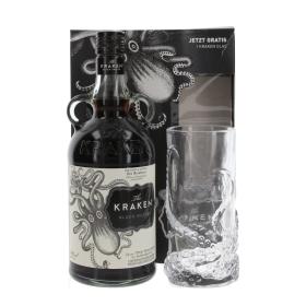 The Kraken Black Spiced Rum inkl. Glas (B-Ware) 