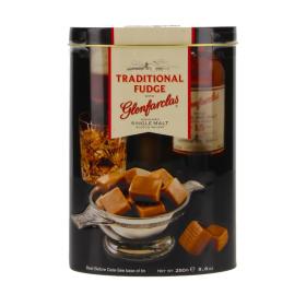 Gardiner's Fudge with Glenfarclas in tin can 