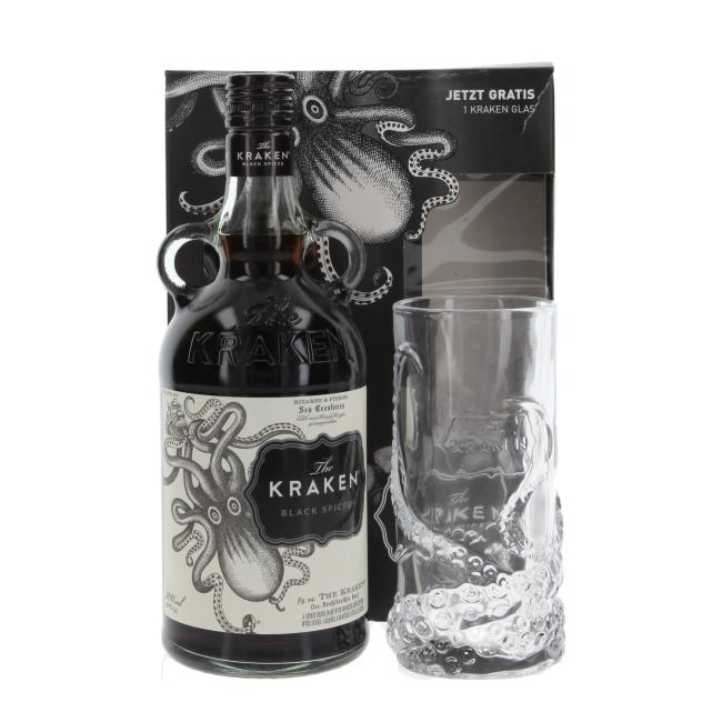 The Kraken Black Spiced Rum incl. highball glass | Whisky.de » To the  online store