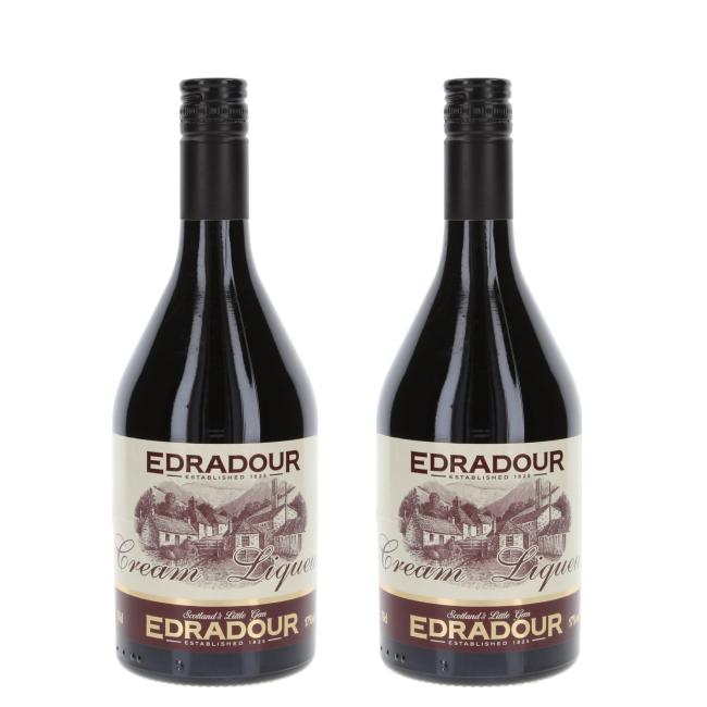 Edradour cream liqueur set of 2 