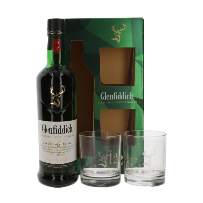 Glenfiddich Our Original Twelve mit 2 Gläsern 