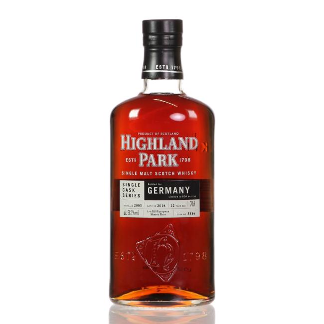 Highlands Park Bottled for Germany 