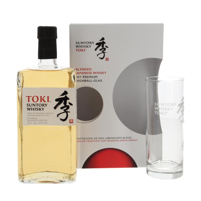 Suntory Whisky Toki mit Highball Glas 