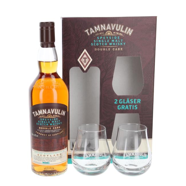 Tamnavulin Double Cask with 2 glasses 
