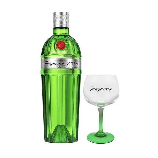 Tanqueray No. Ten Gin incl. free Tanqueray Gin stemmed glass 