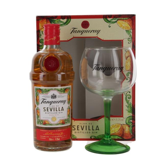 Tanqueray Sevilla Gin mit Copa Glas 