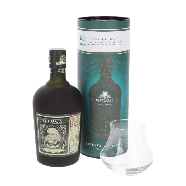 Botucal Reserva Exclusiva Rum mit Glas 