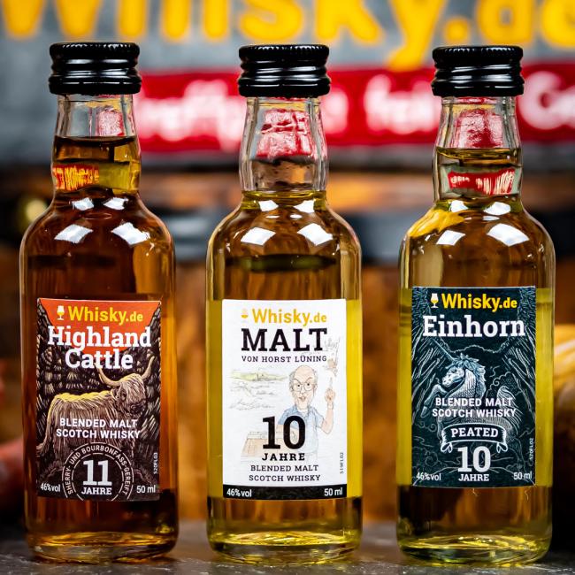 Miniatur Whisky.de Malt von Horst Lüning 