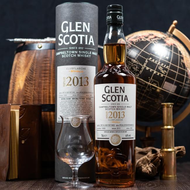 Mitgliedschaft Whisky.de Club - inkl. Clubflasche Glen Scotia First Fill Ruby Port Cask Finish 