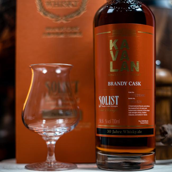 Kavalan Solist Brandy Cask - "30 years Whisky.de" 