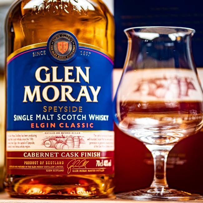 Miniatur Glen Moray Cabernet Cask Finish 