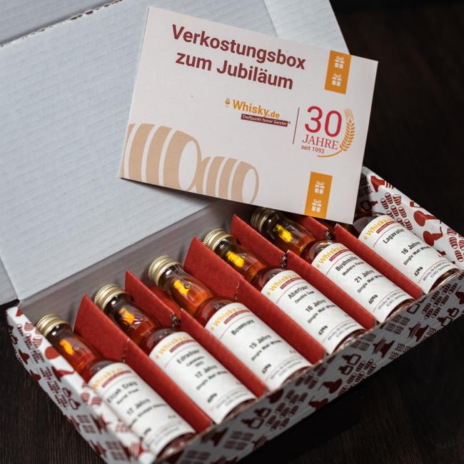 Anniversary tasting box - 30 years of Whisky.de 