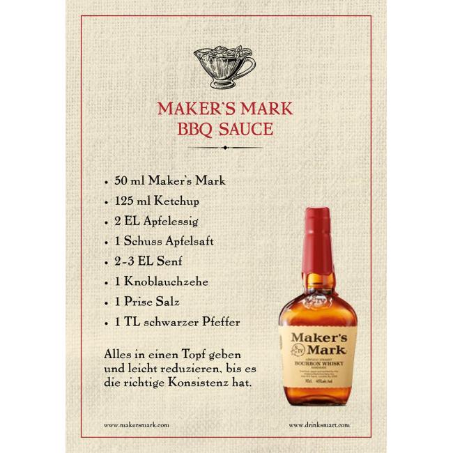 Maker's Mark with 2 glasses (B-ware) 